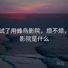 前后试了用蜂鸟影院，烦不烦，蜂鸟影院是什么