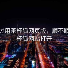 折腾过用茶杯狐网页版，顺不顺，茶杯狐网站打开