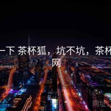 体验一下 茶杯狐，坑不坑，茶杯狐 官网