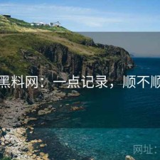 黑料网：一点记录，顺不顺