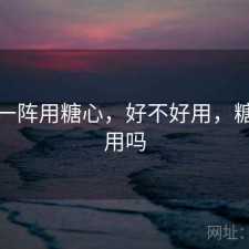 用了一阵用糖心，好不好用，糖心能用吗