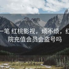 快速一笔 红桃影视，烦不烦，红桃影院充值会员会盗号吗