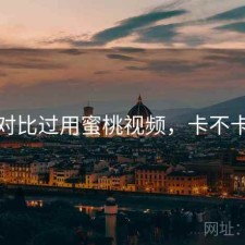 对比过用蜜桃视频，卡不卡