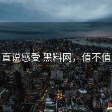 直说感受 黑料网，值不值